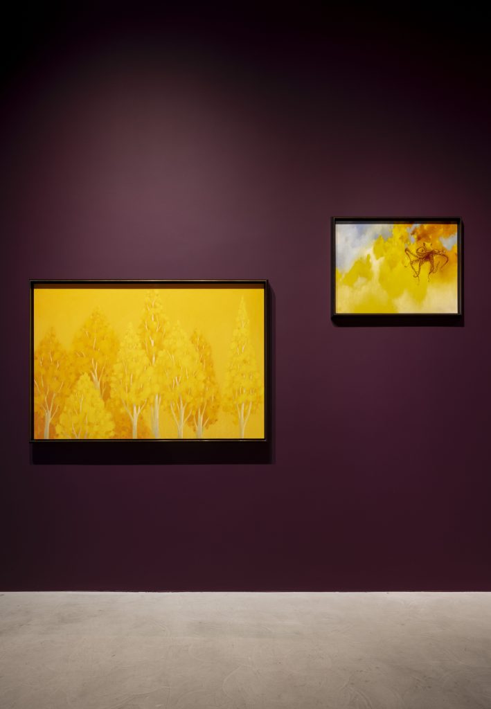 <i>Seahorse</I>, 2024</br>
installation view, kaufmann repetto milan
