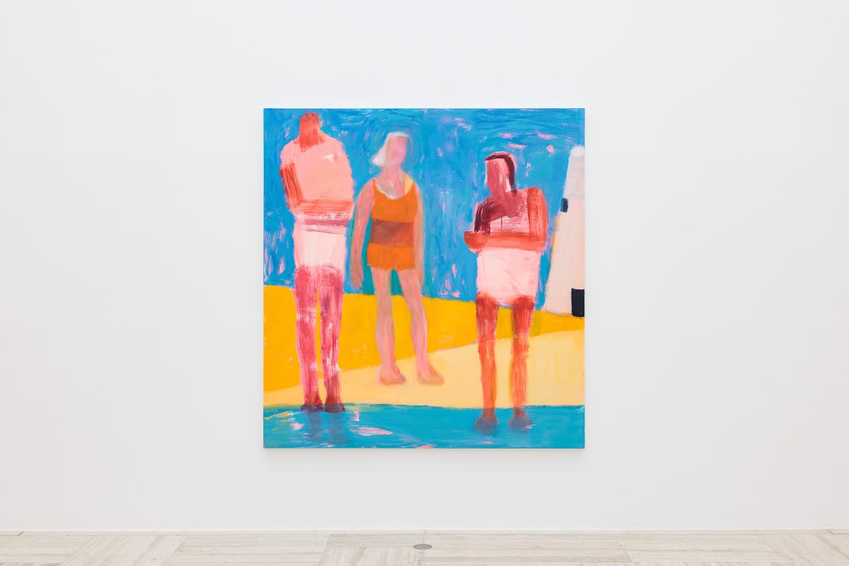 Katherine Bradford, <i>American Odyssey</i>, 2024</br> installation view, halle fur kunst, graz