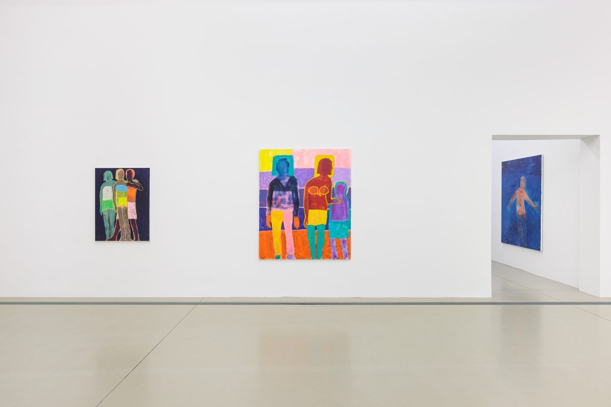 Katherine Bradford, <i>American Odyssey</i>, 2024</br> installation view, halle fur kunst, graz