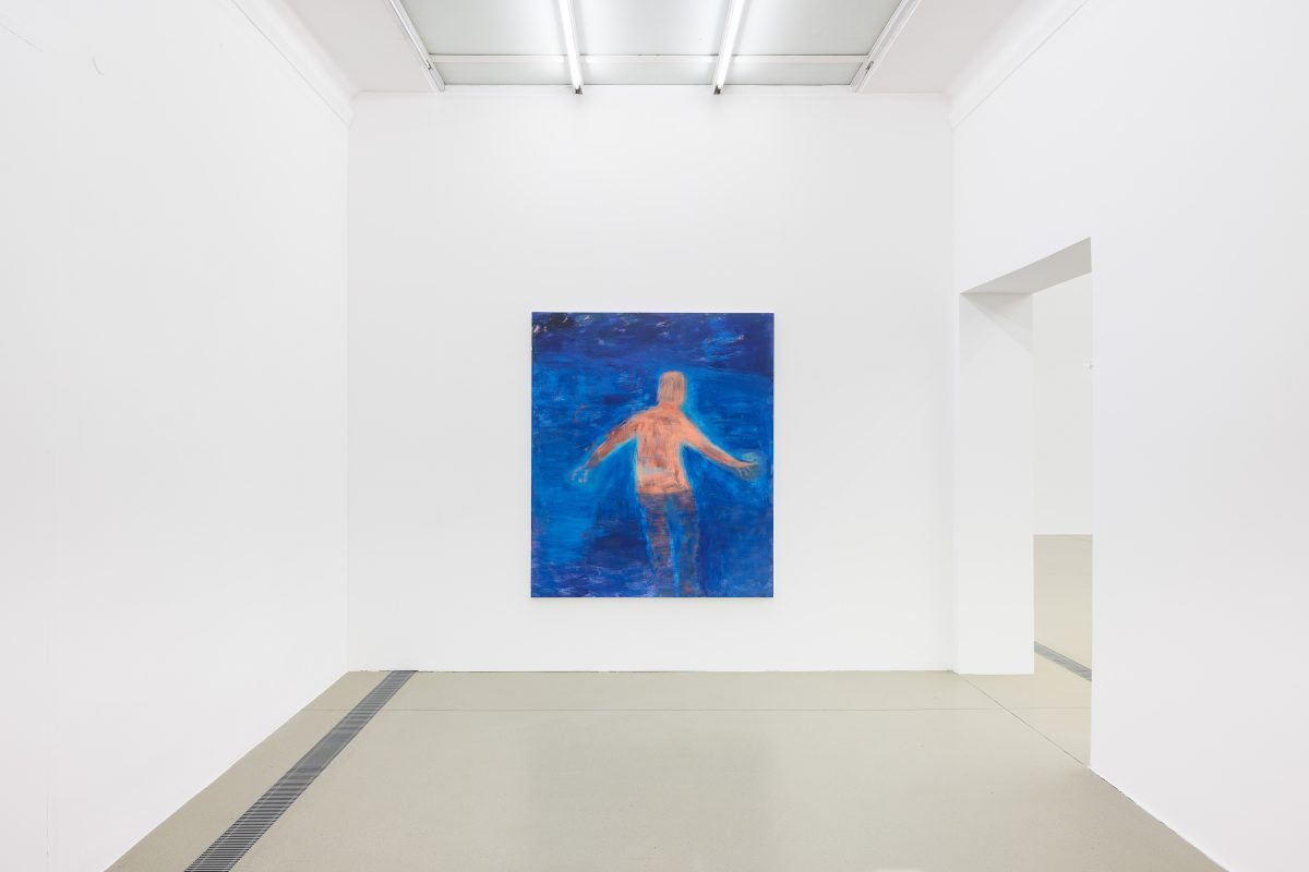 Katherine Bradford, <i>American Odyssey</i>, 2024</br> installation view, halle fur kunst, graz