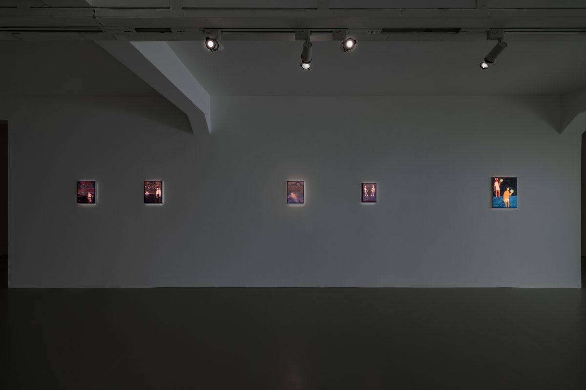 Katherine Bradford, <i>American Odyssey</i>, 2024</br> installation view, halle fur kunst, graz