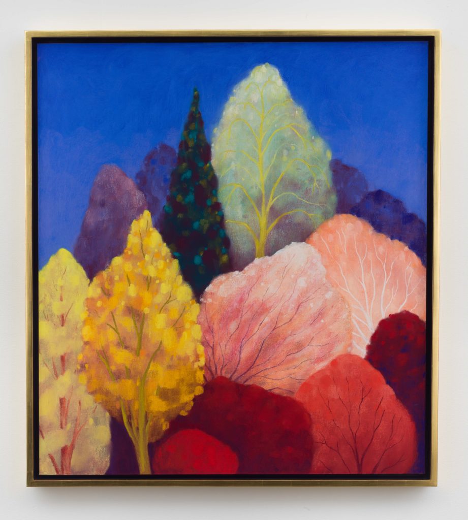 <i>Landscape</I>, 2024</br>
soft pastel on linen</br>
122 x 109,4 cm / 48 x 43 in