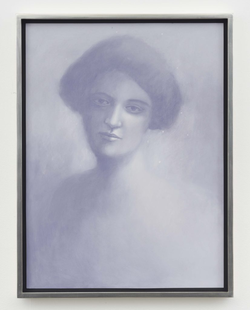 <i>Portrait</I>, 2024</br>
soft pastel on pastel card</br>
79,7 x 59,5 cm / 31.3 x 23.4 in