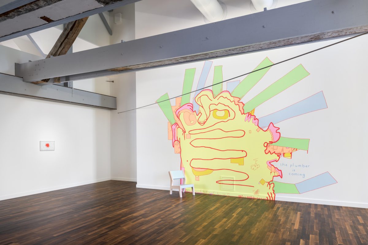 <i>I am Here</I>, 2024</br>
installation view, Frac Normandie, Caen