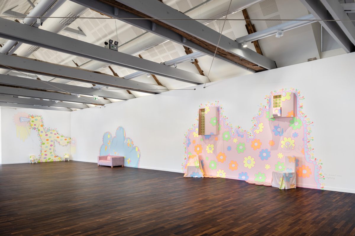 <i>I am Here</I>, 2024</br>
installation view, Frac Normandie, Caen