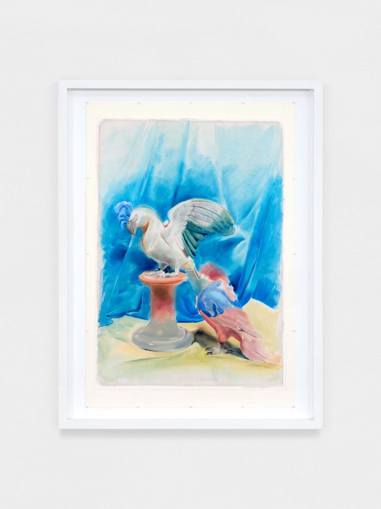 <i>didgeridoo</I>, 2004</br>
tempera and oil on polar</br>
62,9 x 47,6 cm / 24.8 x 18.8 in>