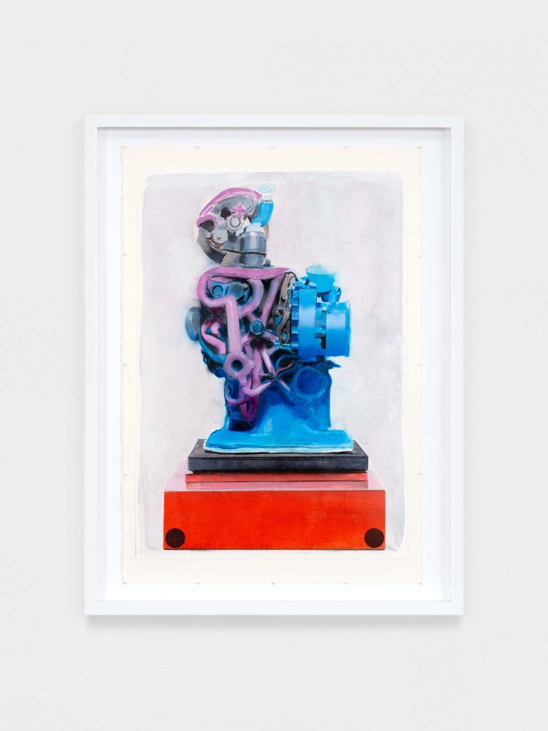 <i>pausa</I>, 2004</br>
tempera and oil on polar</br>
62,9 x 47,6 cm / 24.8 x 18.8 in