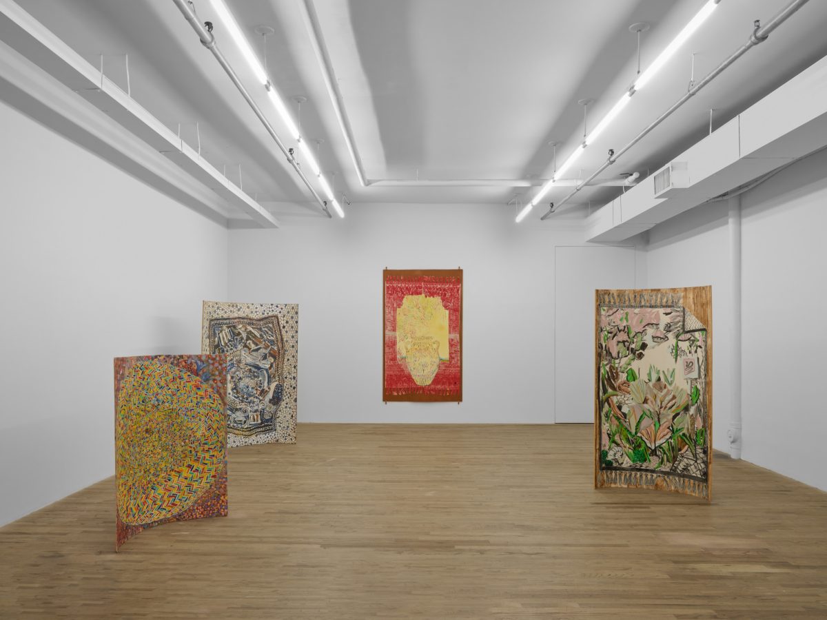paula wilson <i>winds keep time</I>, 2024</br>
installation view, 55 walker | kaufmann repetto new york
