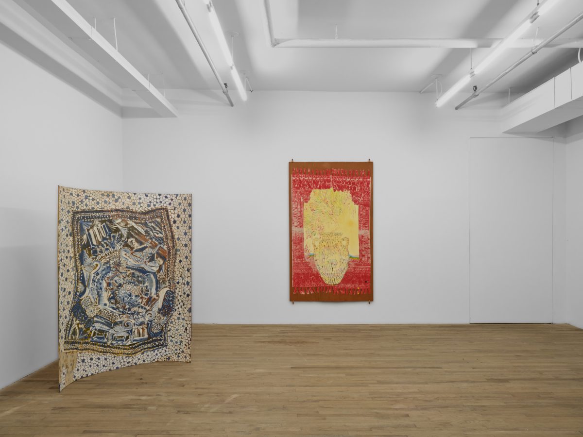 paula wilson <i>winds keep time</I>, 2024</br>
installation view, 55 walker | kaufmann repetto new york