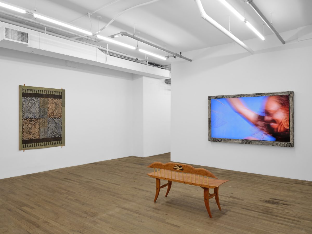 paula wilson <i>winds keep time</I>, 2024</br>
installation view, 55 walker | kaufmann repetto new york