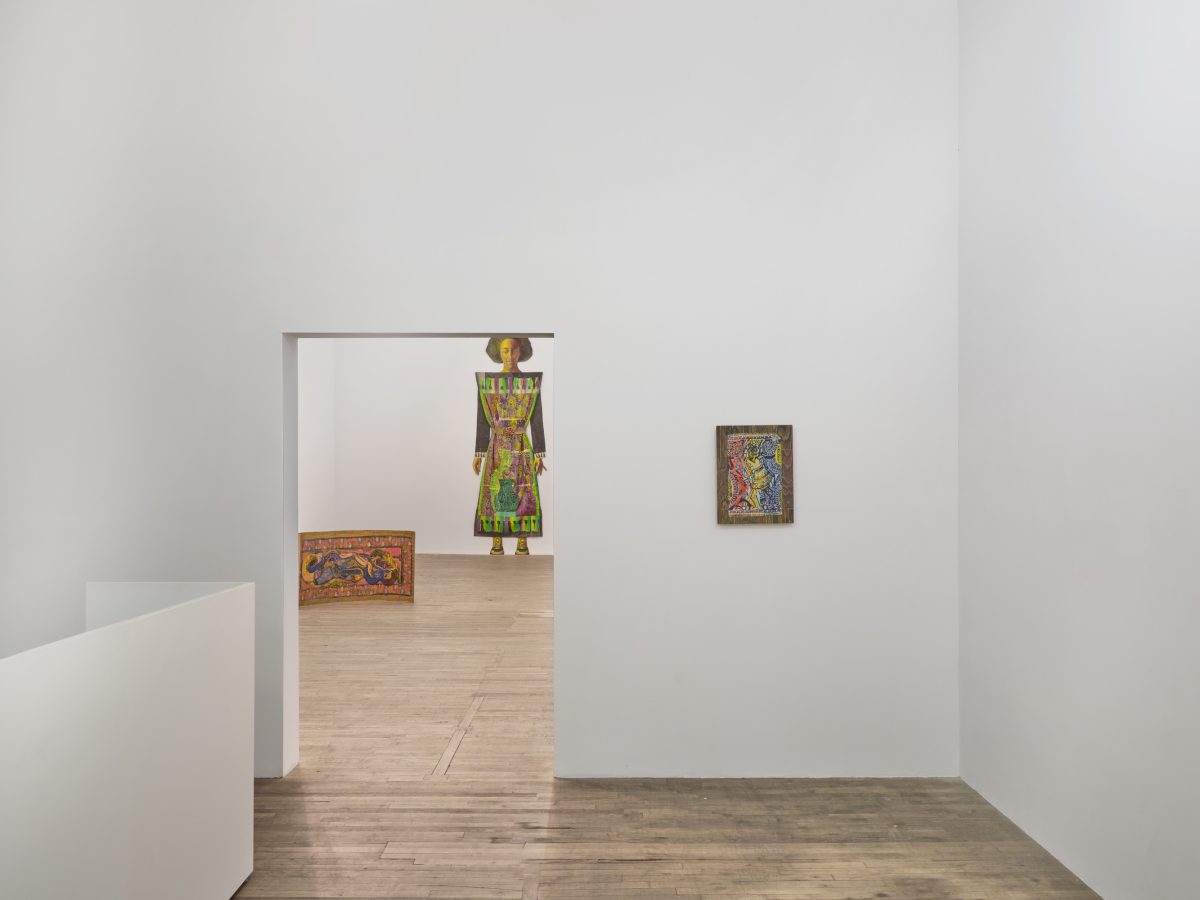paula wilson <i>winds keep time</I>, 2024</br>
installation view, 55 walker | kaufmann repetto new york