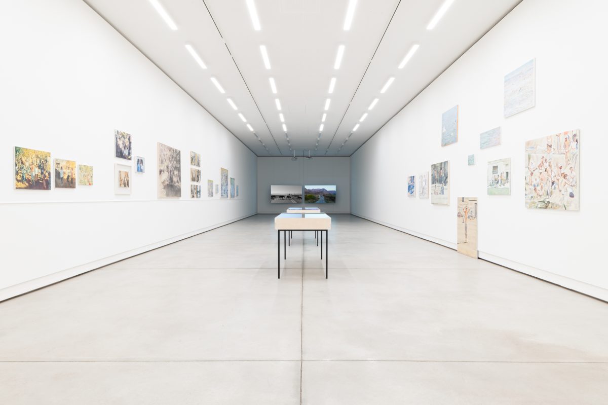 <i>Waves & Gazes</I>, 2024</br>
installation view, Cukrarna, Ljubljana