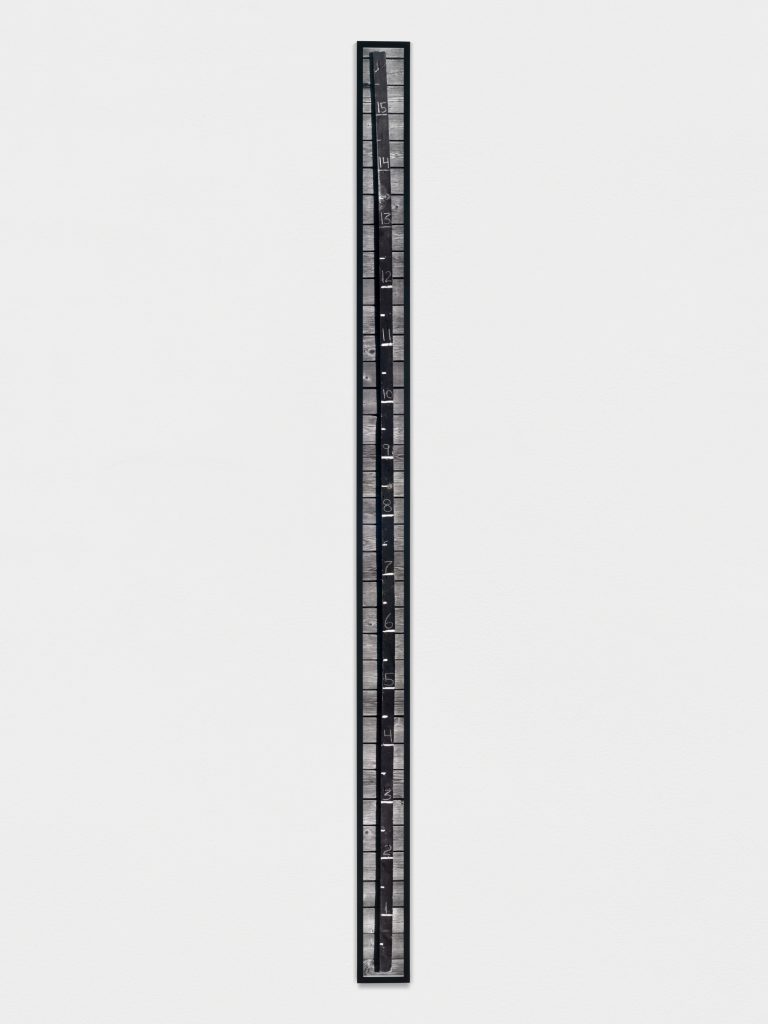 <i>Sine Wave Instrument</i>, 2022-2025</br>
archival pigment print</br>
281,9 x 15,9 cm / 111 x 6.3 in>