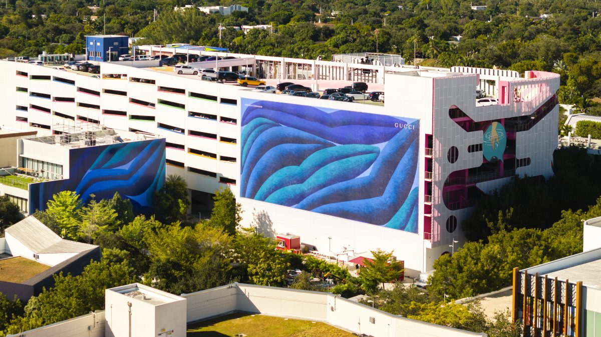 Corydon Cowansage, <i>Gucci winter project</I>, 2024</br>
installation view, Miami Beach</br>