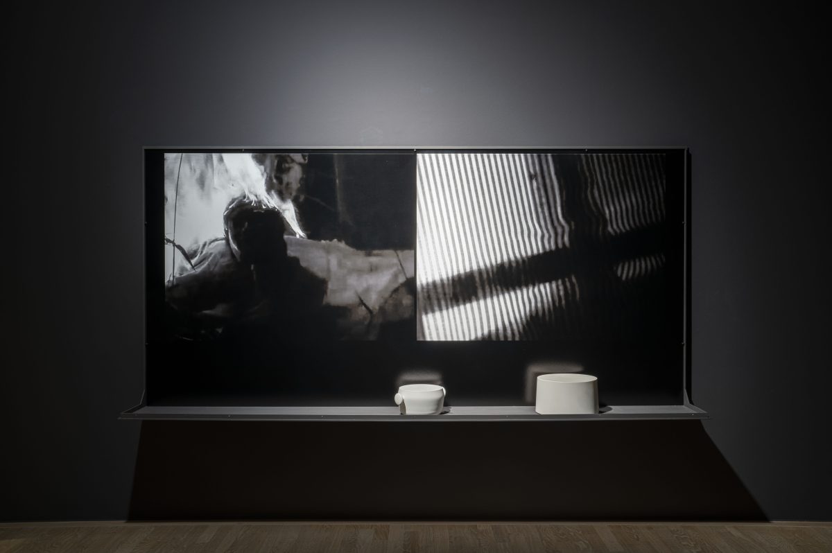 <i>Rosemarie Trockel / Thea Djordjadze</I>, 2024</br>
installation view, lenbachhaus, munich</br>