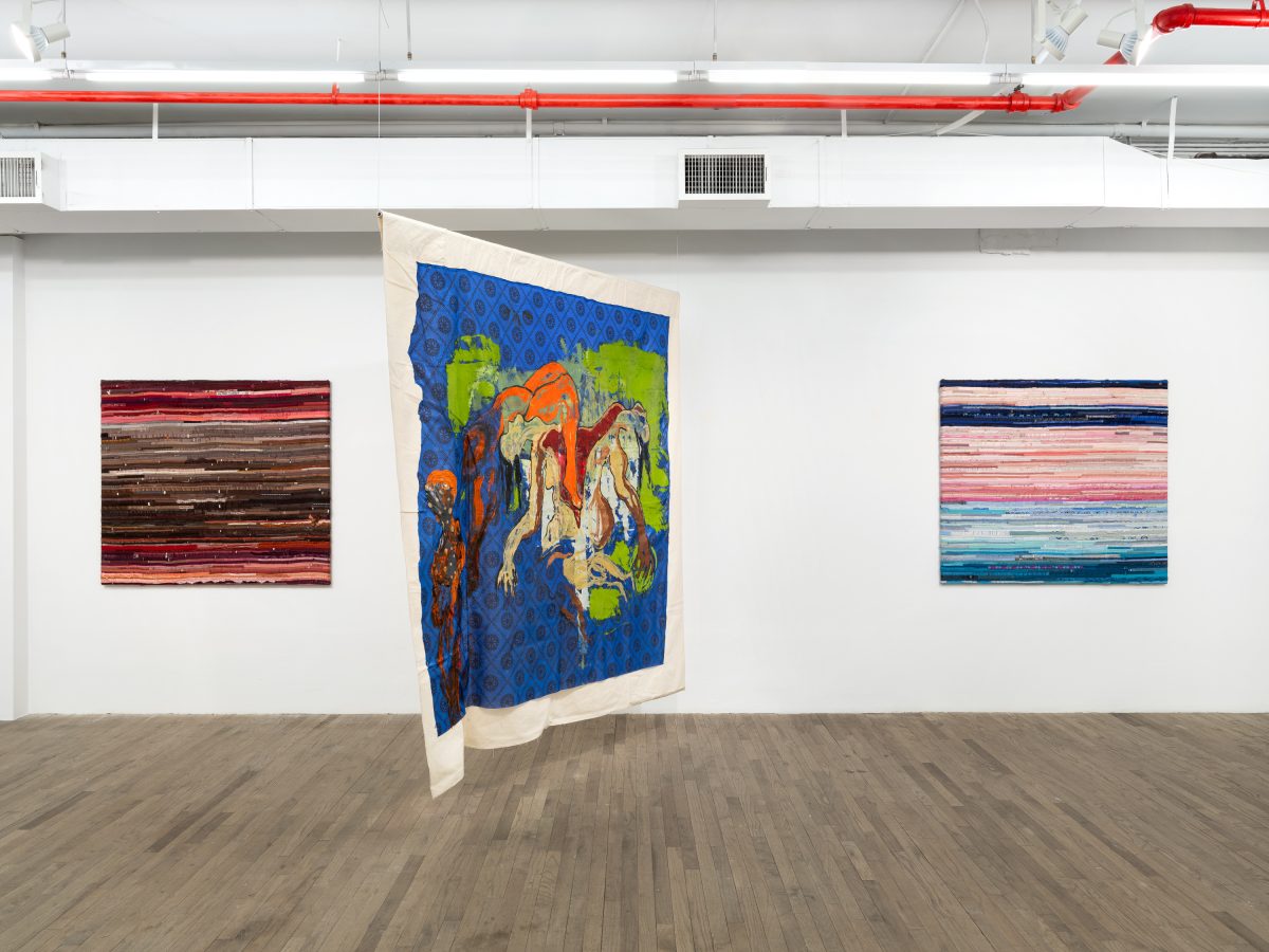 <i>Nyika irikure nezuva, </i> 2025 </br>
installation view, kaufmann repetto, new york</br>