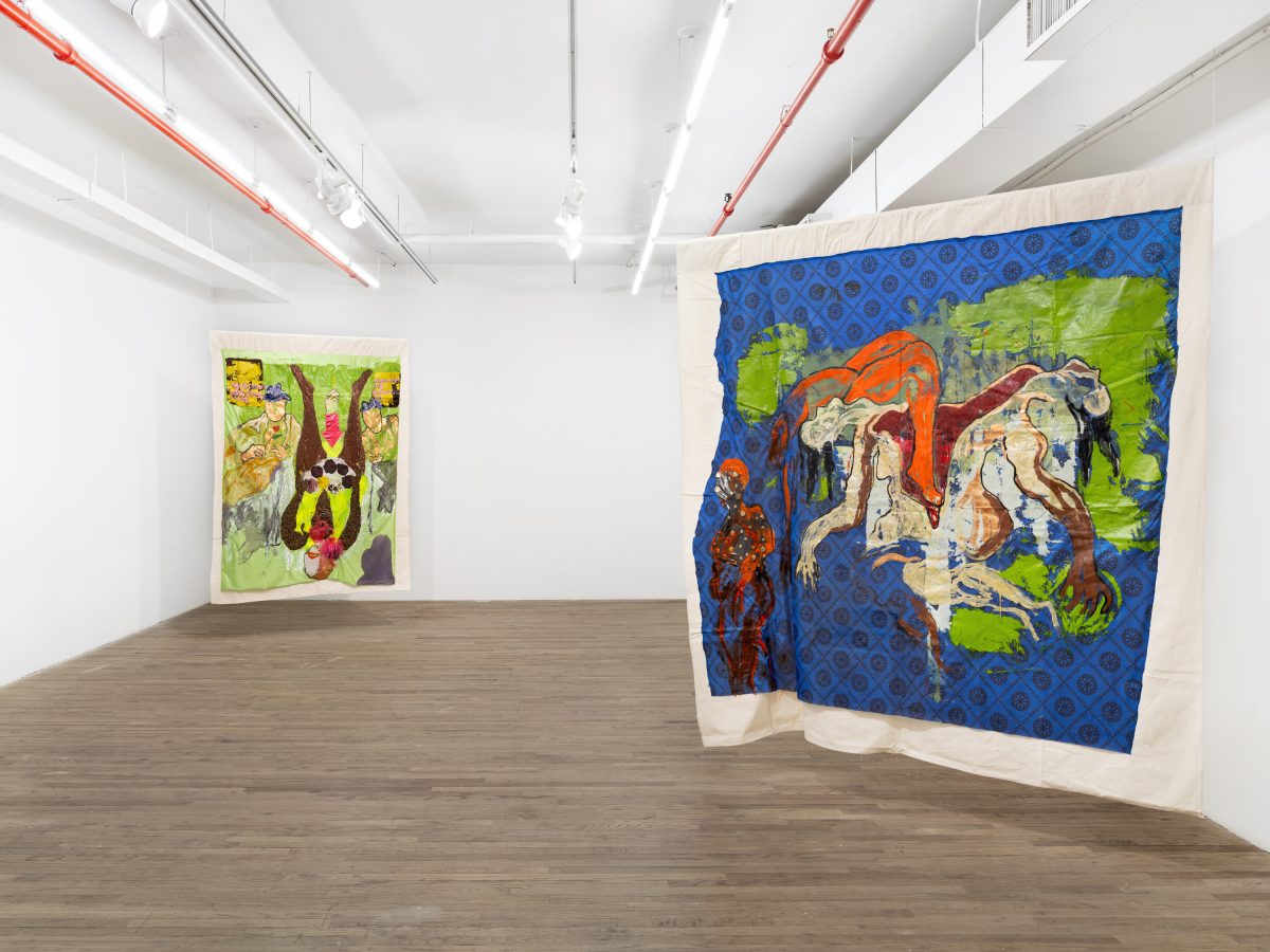 <i>Nyika irikure nezuva, </i> 2025 </br>
installation view, kaufmann repetto, new york</br>