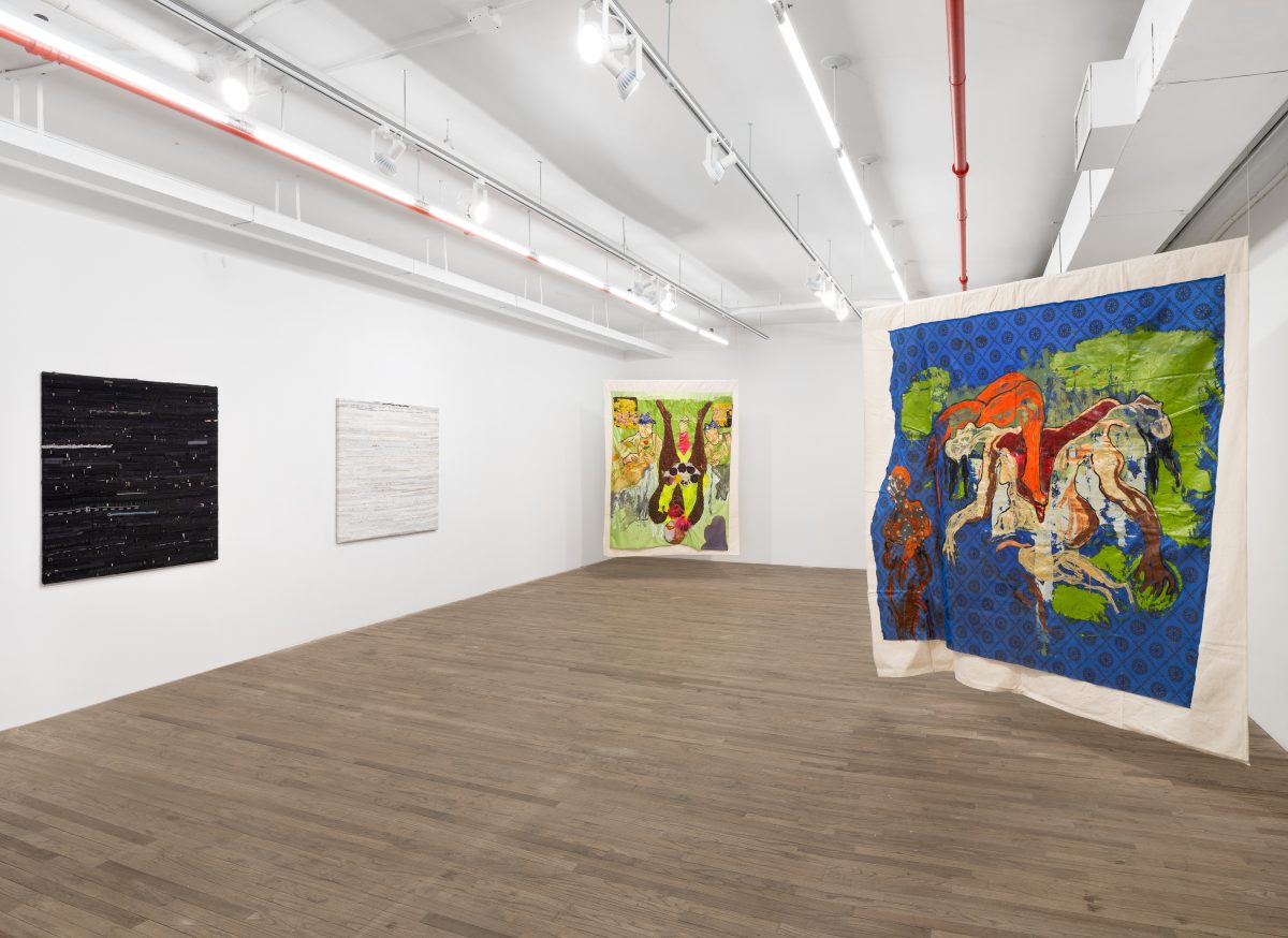 <i>Nyika irikure nezuva, </i> 2025 </br>
installation view, kaufmann repetto, new york</br>