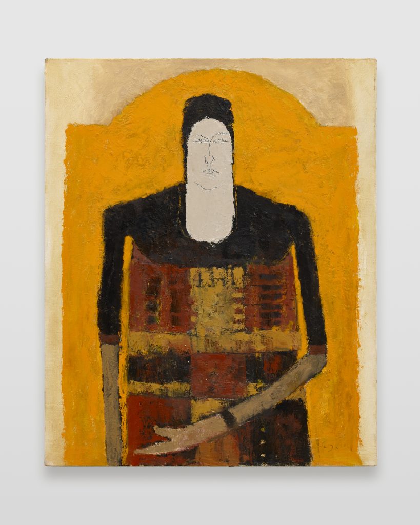 <i>woman</i>, 2024 </br>
oil on canvas</br>
65 x 53,5 cm / 25.7 x 21 in