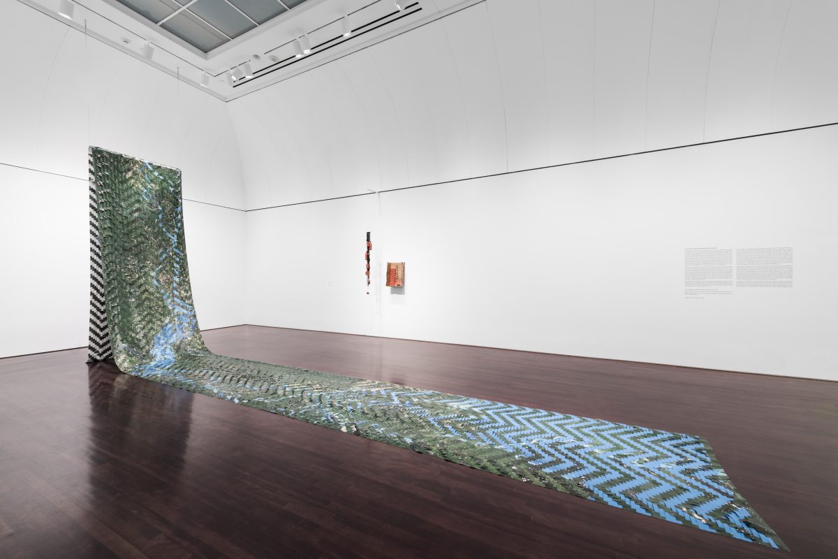 <i>Encontro das Águas (Meeting of Waters)</i>, 2018
</br> installation view, Blanton Museum of Art, Austin>