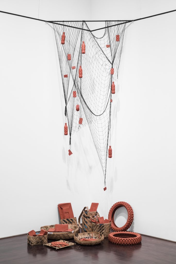 <i>Encontro das Águas (Meeting of Waters)</i>, 2018
</br> installation view, Blanton Museum of Art, Austin>