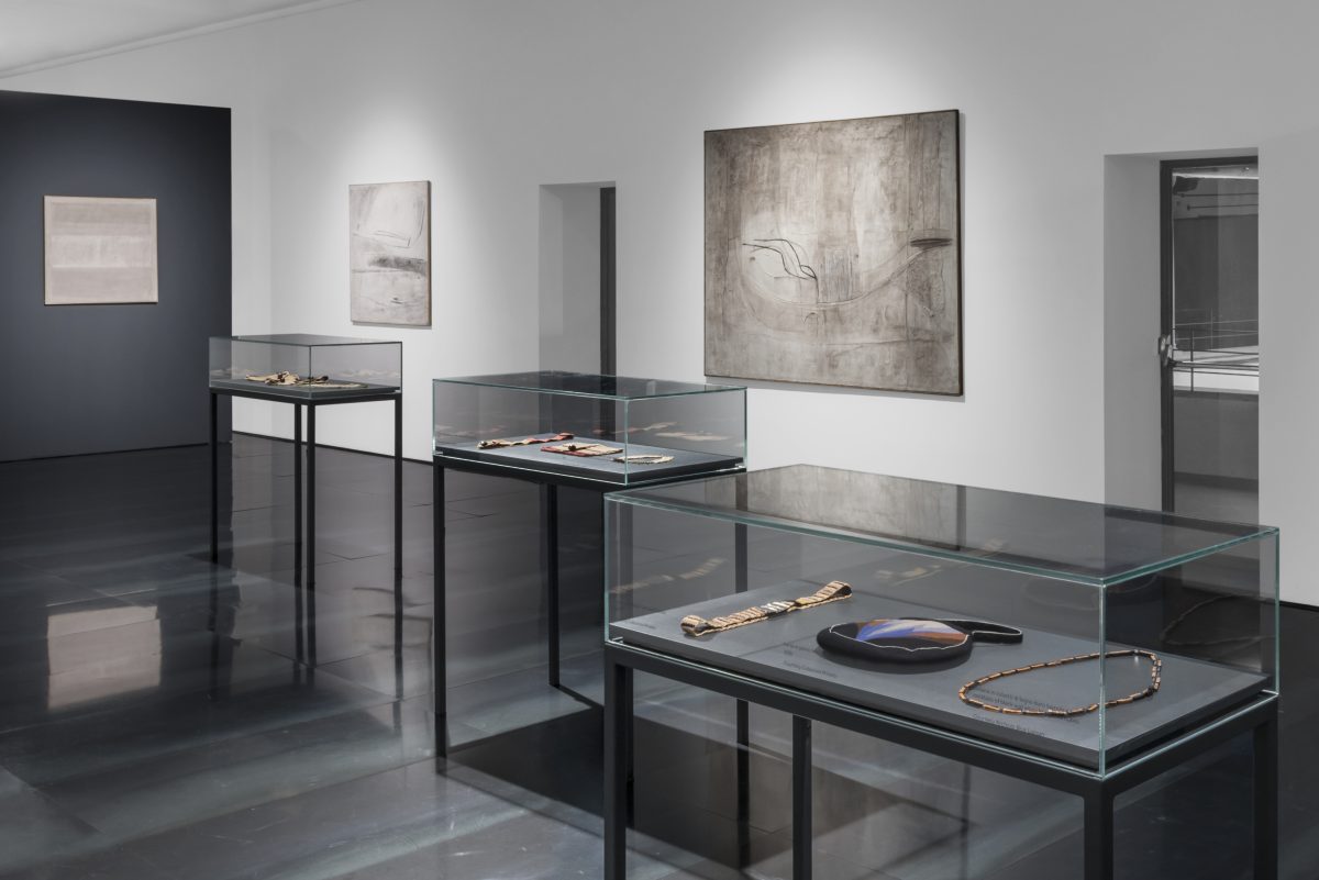 <i>Bice Lazzari. The poetic of the sign,</i> 2019 </br>
installation view, Museo Novecento, Firenze</br>