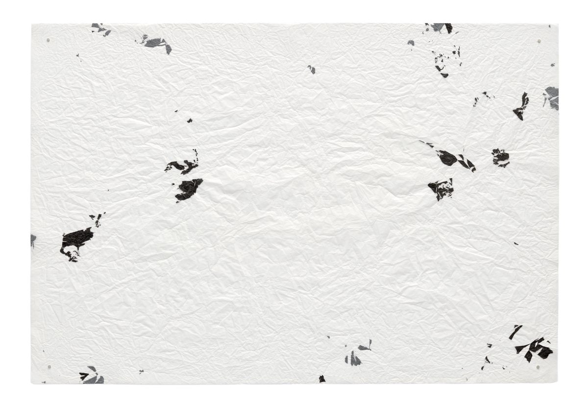 <i>Unmapping the World</i>, 2011</br>Ink on tracing paper</br>
83.8 × 116.8 cm / 33 × 46 in>