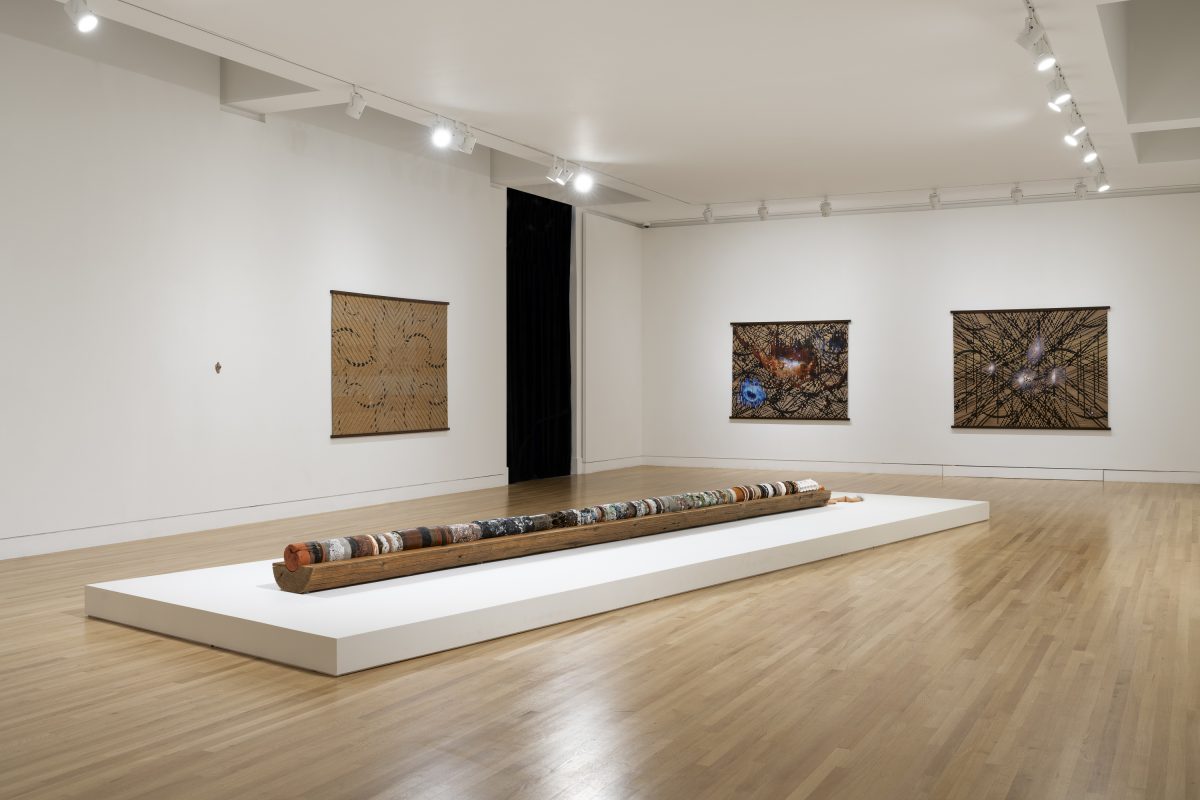 <i>Clarissa Tossin: to take root among the stars</i>, 2023
</br> installation view, Frye Art Museum, Seattle>
