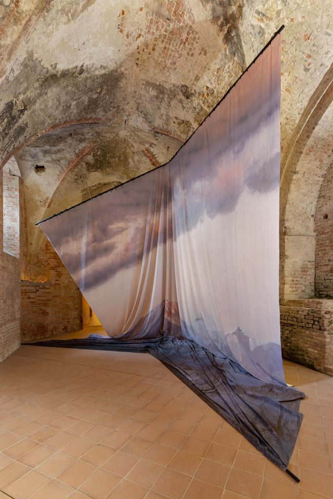 <i>Panorama Monferrato</i>, 2024
</br> installation view, Italics