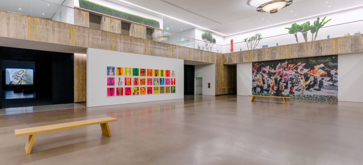 <i>Corita Kent: The Sorcery of Images</i>, 2025
</br> installation view, Marciano Art Foundation, Los Angeles