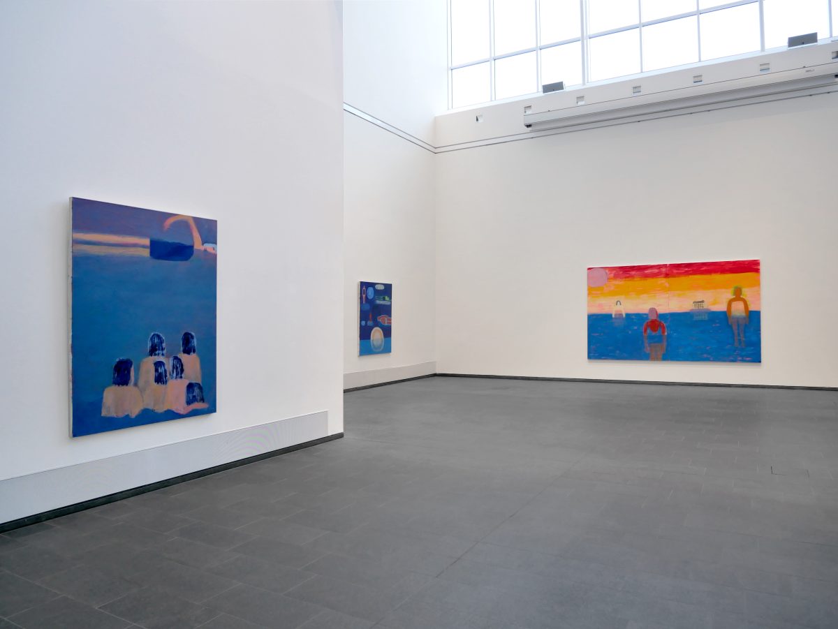 <i>Katherine Bradford. Sky Swimmers</i>, 2024
</br> installation view, Kunsthalle Emden, Emden