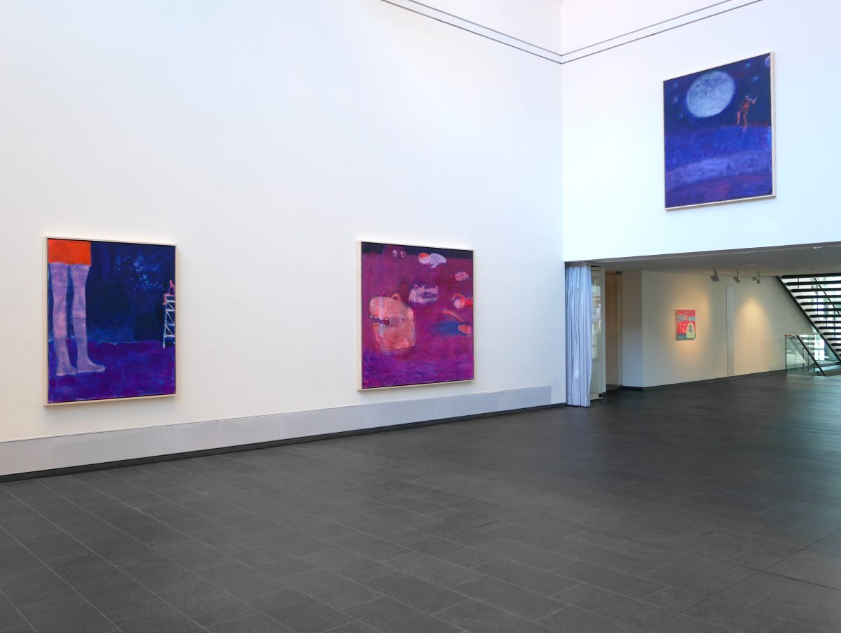 <i>Katherine Bradford. Sky Swimmers</i>, 2024
</br> installation view, Kunsthalle Emden, Emden