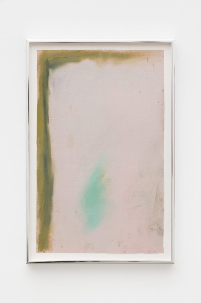 <i>Untitled</I>, 2025</br> soft pastel on Bugra</br>
47,5 x 31,5 x 3,5 cm / 18.7 x 12.5 x 1.3 in