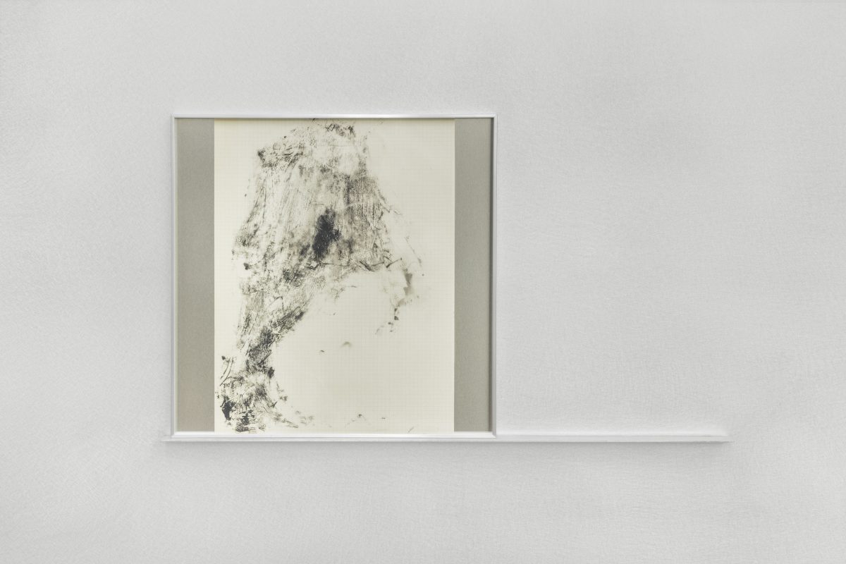 <i>Untitled</i>, 2025</br>
monotype on paper, glass, aluminum frame</br>
40 x 40 x 2 cm / 15.7 x 15.7 x 0.7 in