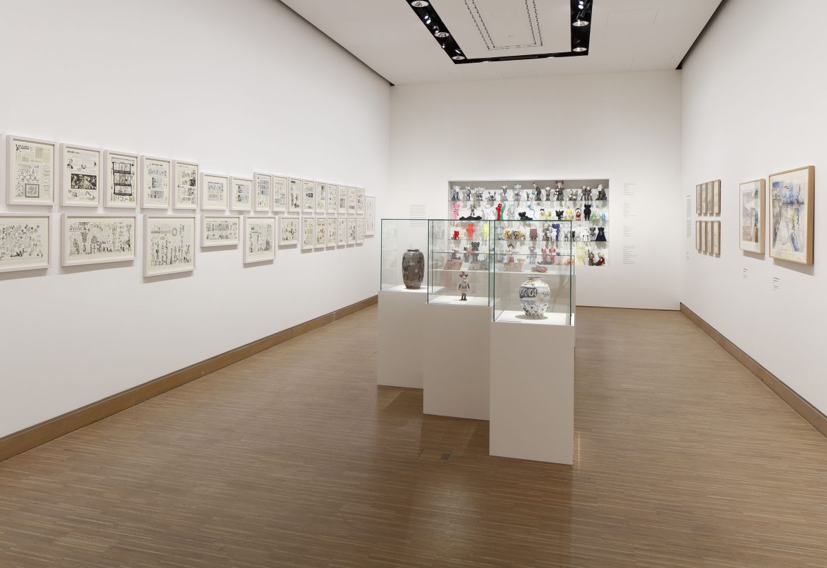 <i>KAWS: NEW FICTION,</i> 2026 </br>
installation view, Albertina Modern, Vienna>