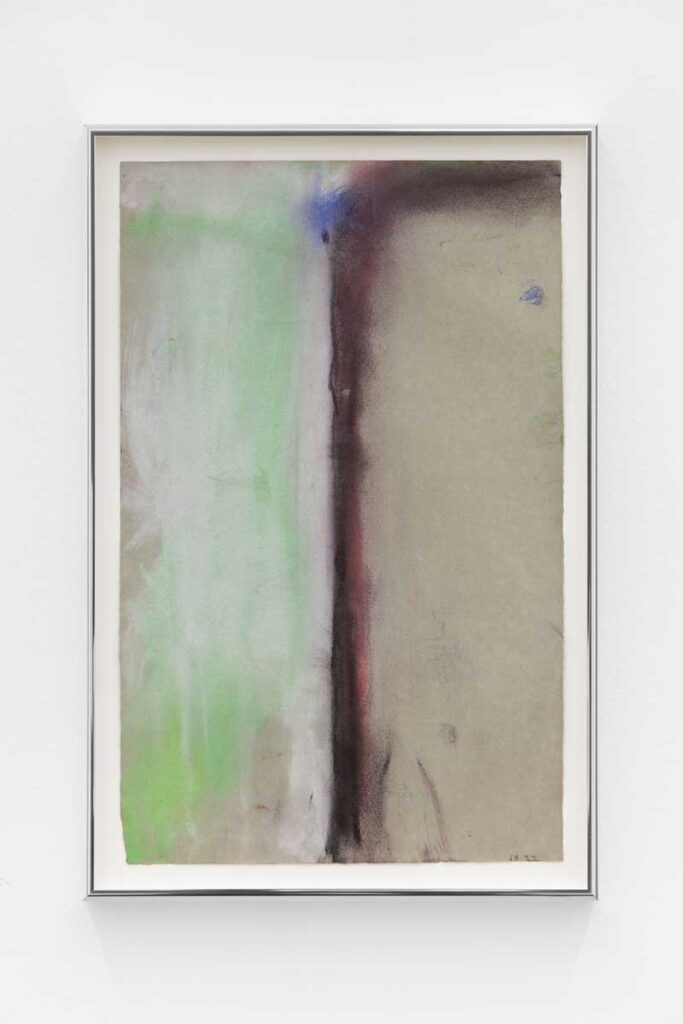 <i>Untitled</i>, 2024</br>
soft pastel on Bugra</br>
47,5 x 31,5 x 3,5 cm / 18.7 x 12.5 x 1.3 in>