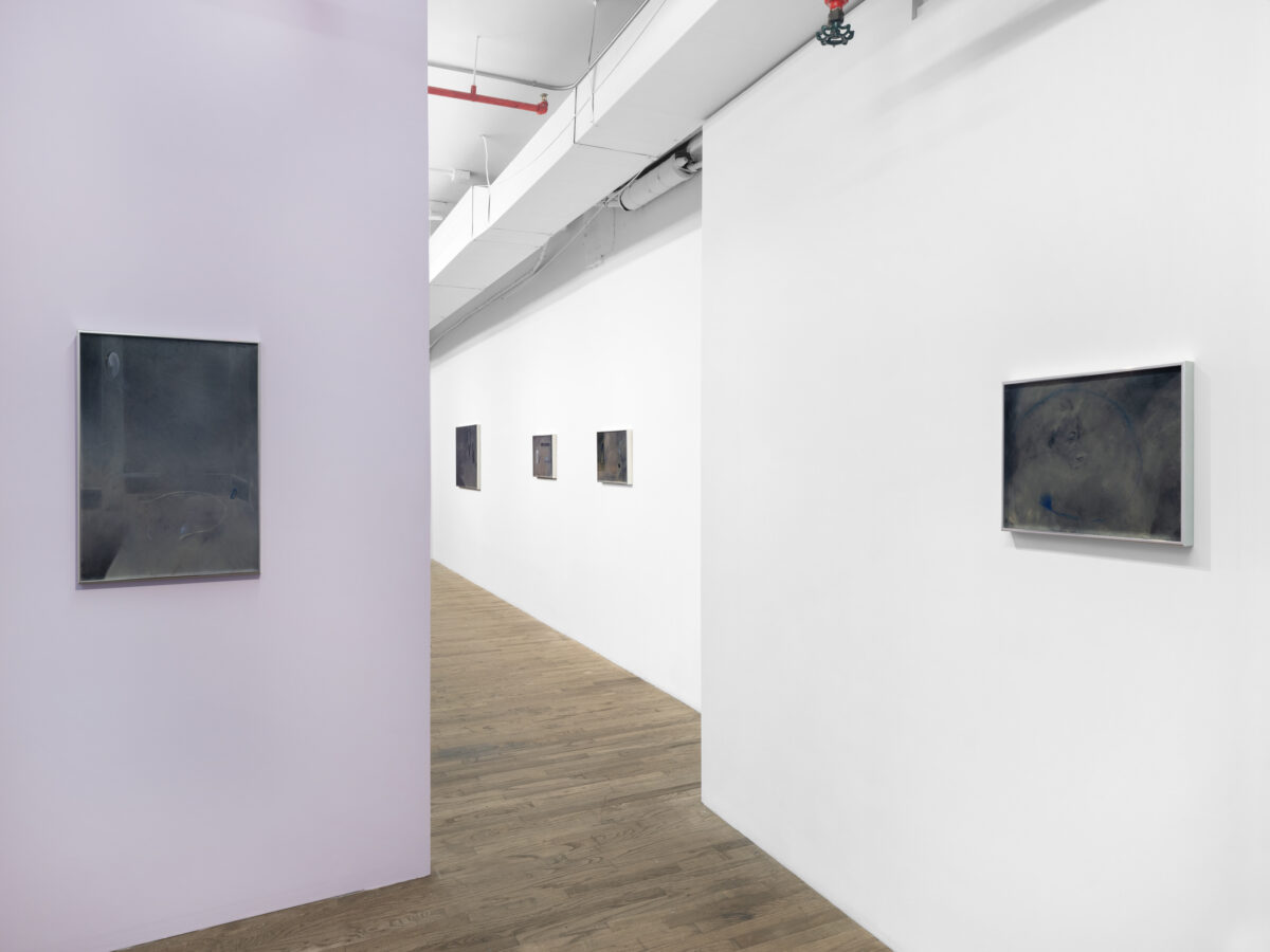 <i>A Moonless Plateau,</i> 2026 </br>
installation view,  kaufmann repetto, new york