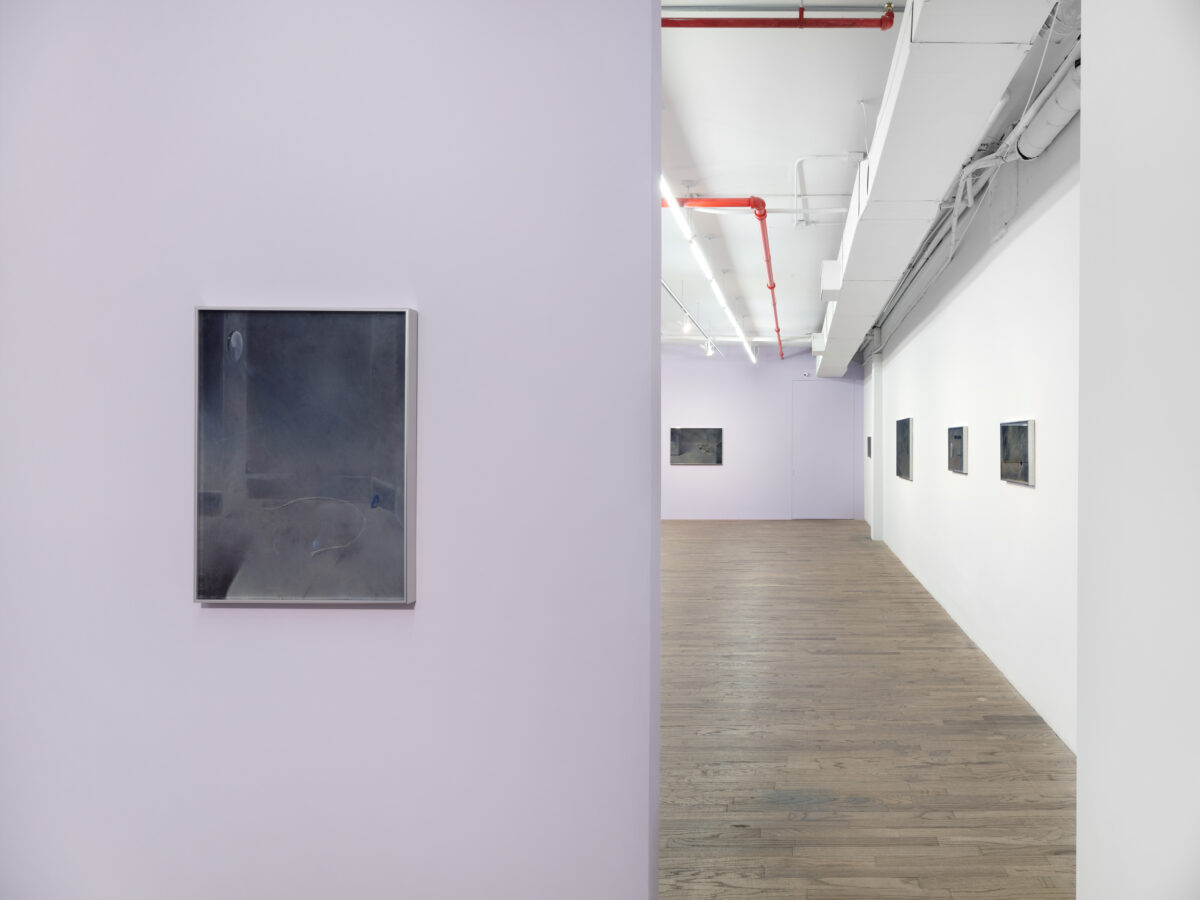 <i>A Moonless Plateau,</i> 2026 </br>
installation view,  kaufmann repetto, new york