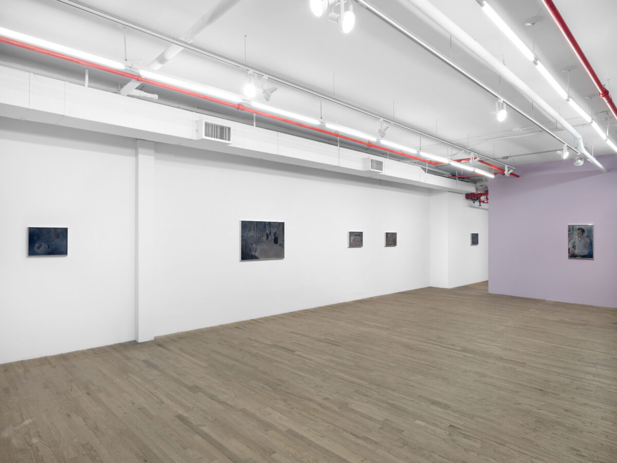 <i>A Moonless Plateau,</i> 2026 </br>
installation view,  kaufmann repetto, new york
