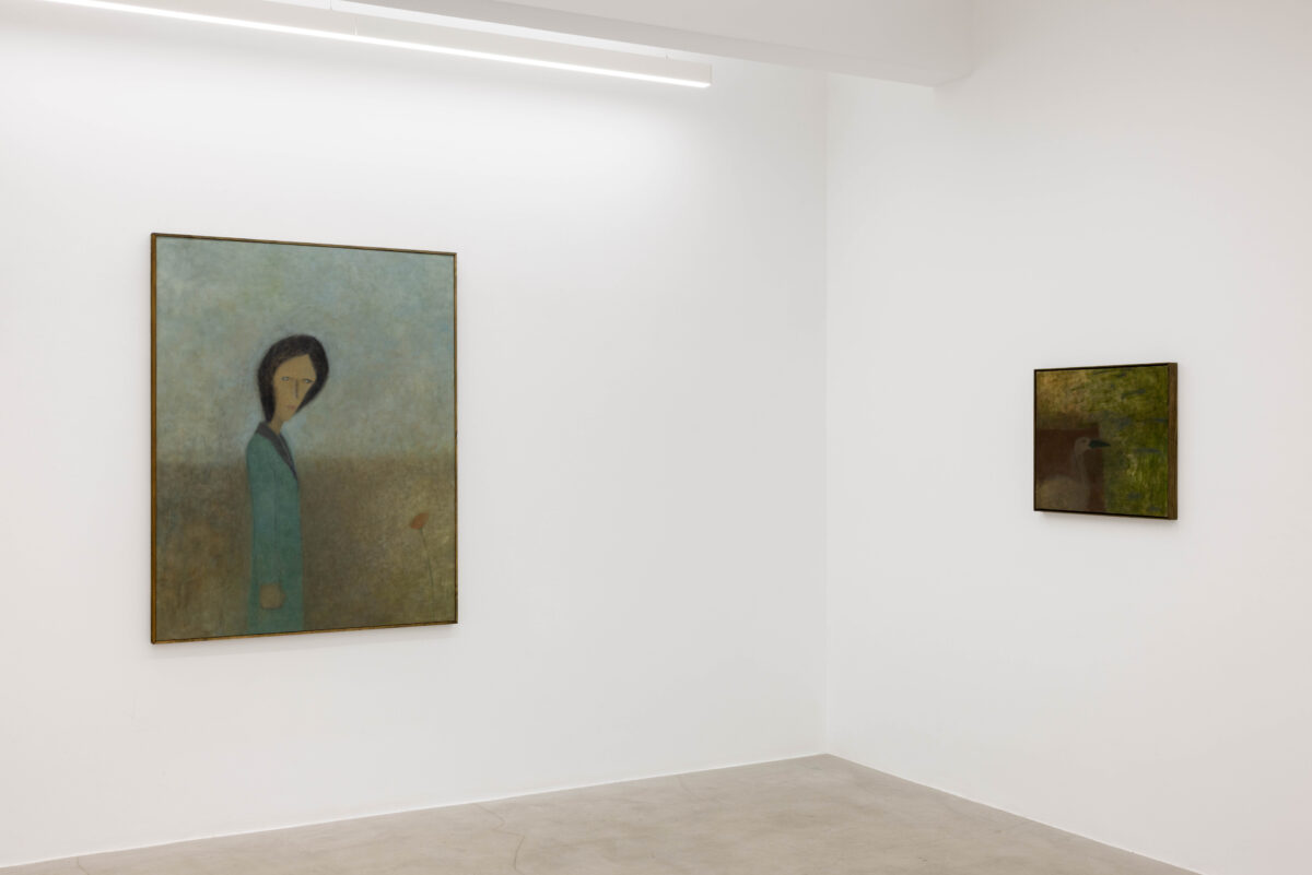 <i>Smell of the Lawn,</i> 2026 </br>
installation view,  kaufmann repetto, milan