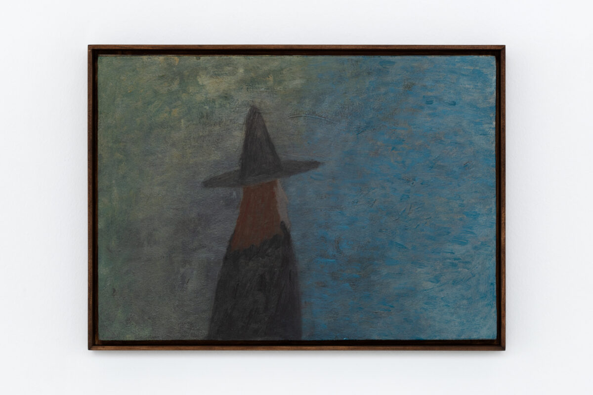 <i>At That Moment</i>, 2025 </br>
oil on wooden panel, artist frame</br>
30 x 42 cm / 11.8 x 16.5 in