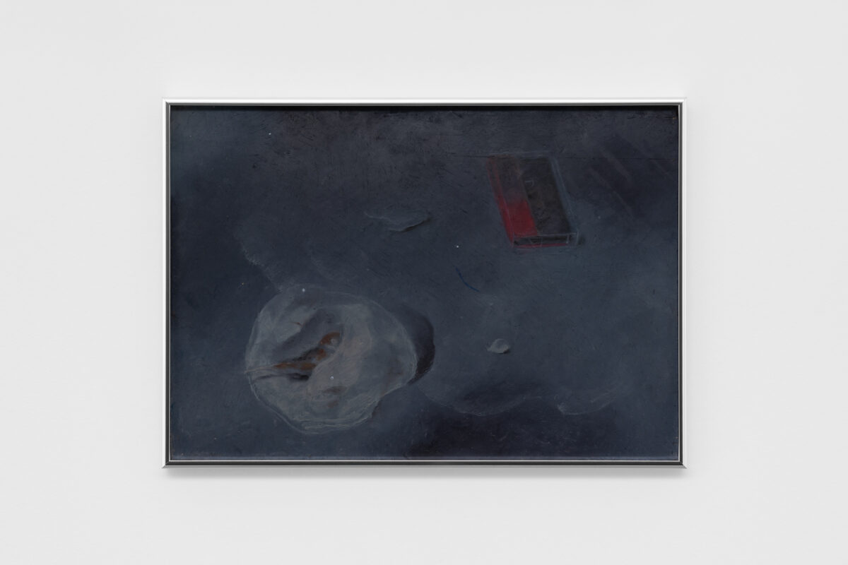<i>untitled</i>, 2026 </br>
oil pastel on pastel paper</br>
36 x 51 x 3,5 cm / 14.1 x 20 x 1.4 in
