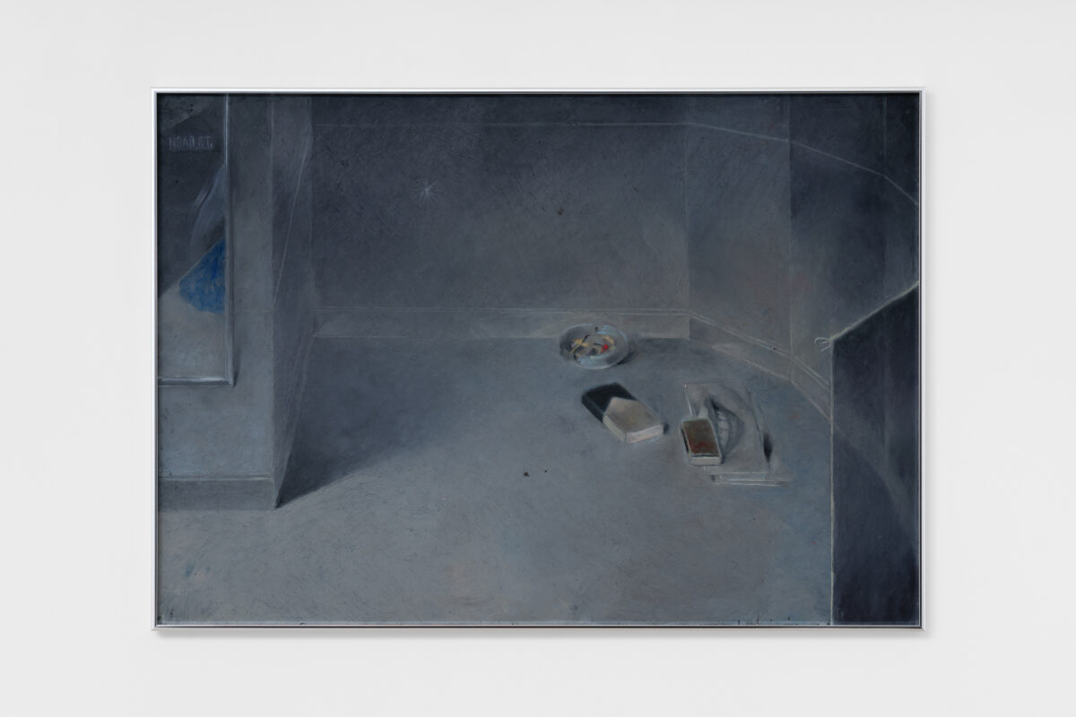 <i>untitled</i>, 2026 </br>
oil pastel on pastel paper</br>
71 x 101 x 3,5 cm / 27.9 x 39.8 x 1.4 in