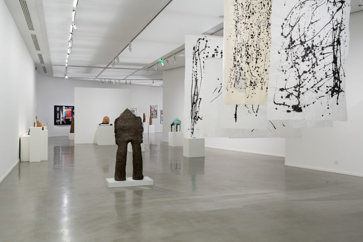 <i>Des villes au fond d’un lac,</i> 2026 </br>
installation view,  Musée d'Art Moderne de Paris, Paris