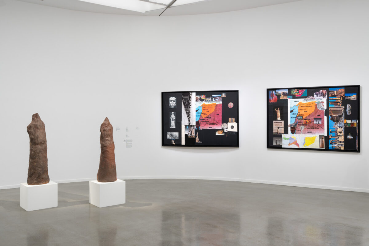 <i>Des villes au fond d’un lac,</i> 2026 </br>
installation view,  Musée d'Art Moderne de Paris, Paris