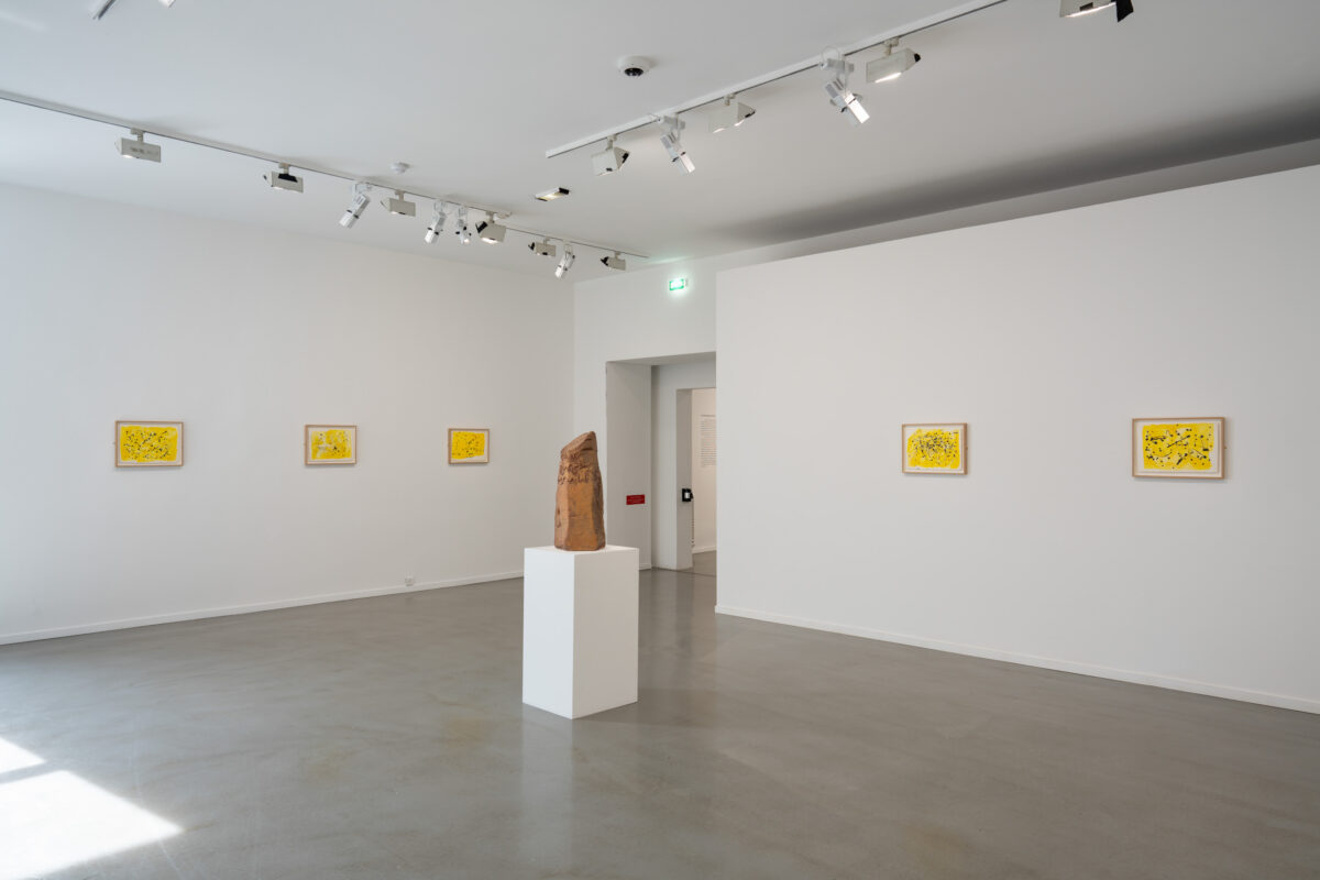 <i>Des villes au fond d’un lac,</i> 2026 </br>
installation view,  Musée d'Art Moderne de Paris, Paris