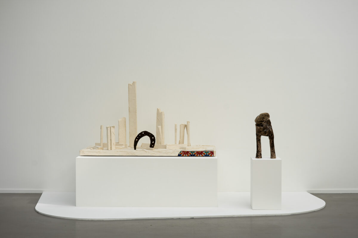 <i>Des villes au fond d’un lac,</i> 2026 </br>
installation view,  Musée d'Art Moderne de Paris, Paris