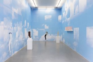 <i>a is for… and, am, anxious, apple, adore…</i>, 2018 
</br>
installation view, kaufmann repetto, milan
