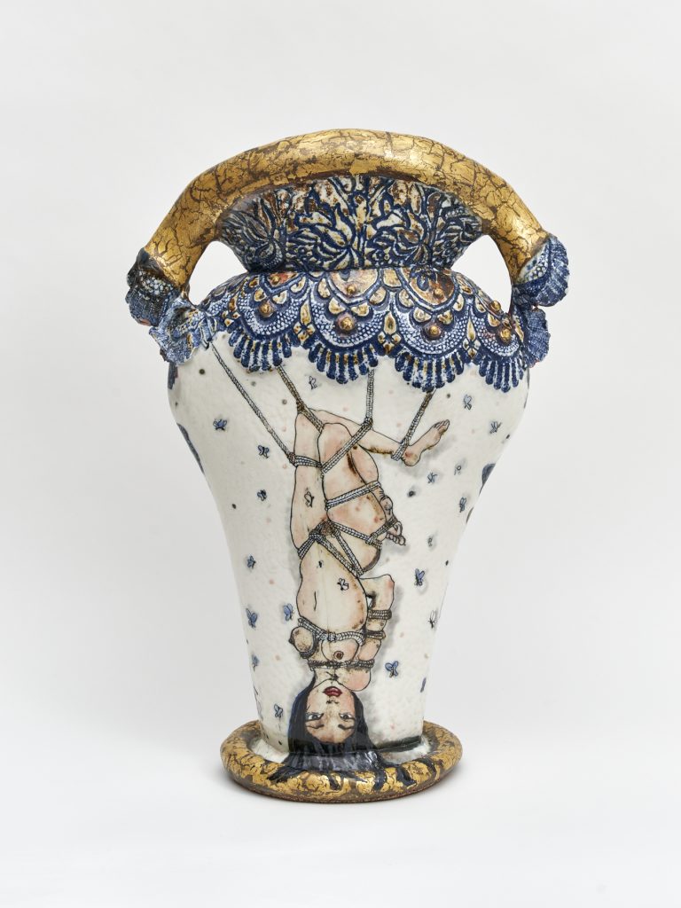 <i> Chrysalis</i>, 2008</br> porcelain </br> (detail)>