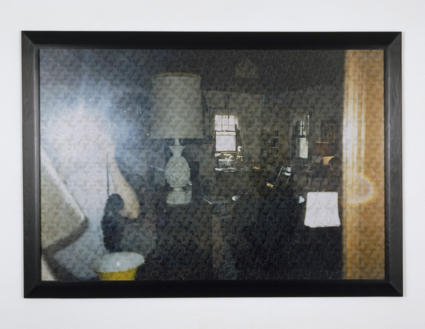 <I>looking for time (quogue)</I>, 2007 
</br>
layered cut-outs photographs, 100 x 150 cm / 39.4 x 59 in>